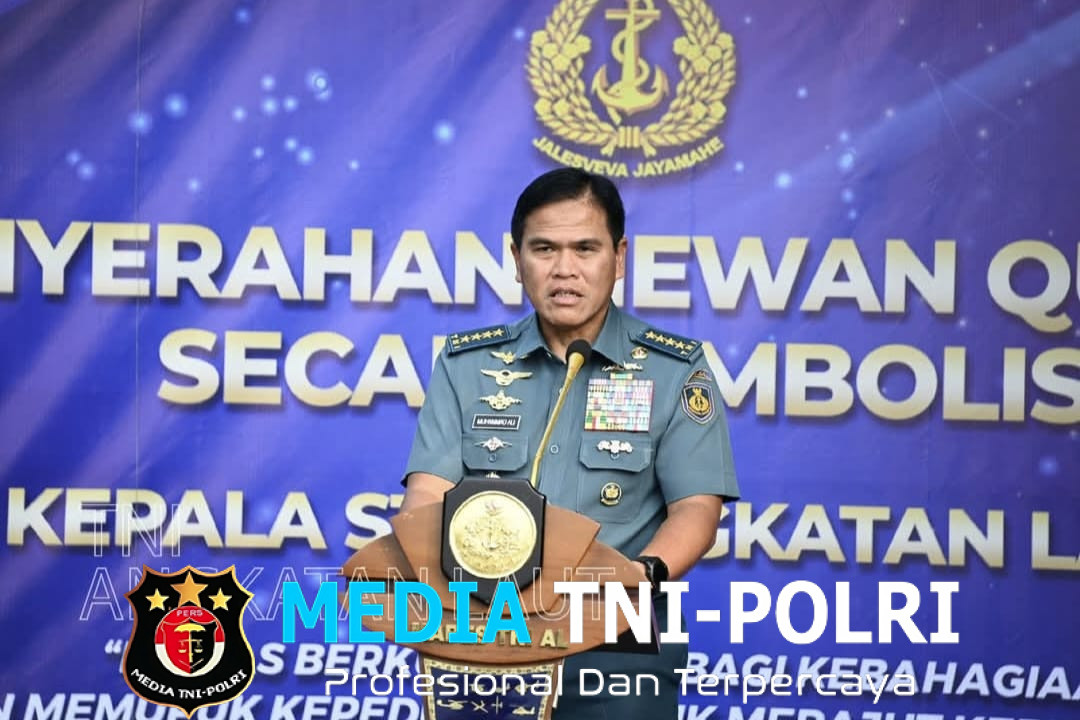 Raih Keberkahan di Hari Raya Idul Adha 1446 H/2025 M TNI AL Serahkan Hewan Kurban