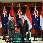 Kasal Hadiri Kunjungan Kehormatan Deputi PM dan Menhan Australia di Kemhan RI