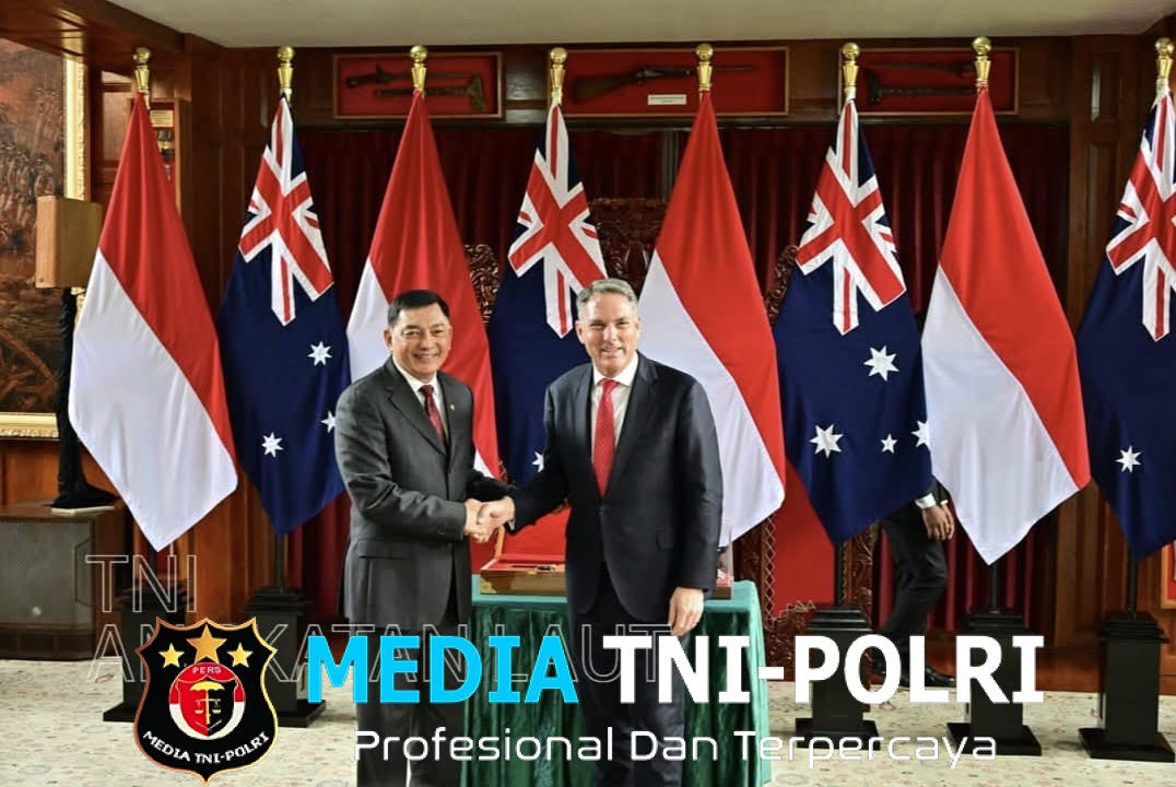 Kasal Hadiri Kunjungan Kehormatan Deputi PM dan Menhan Australia di Kemhan RI