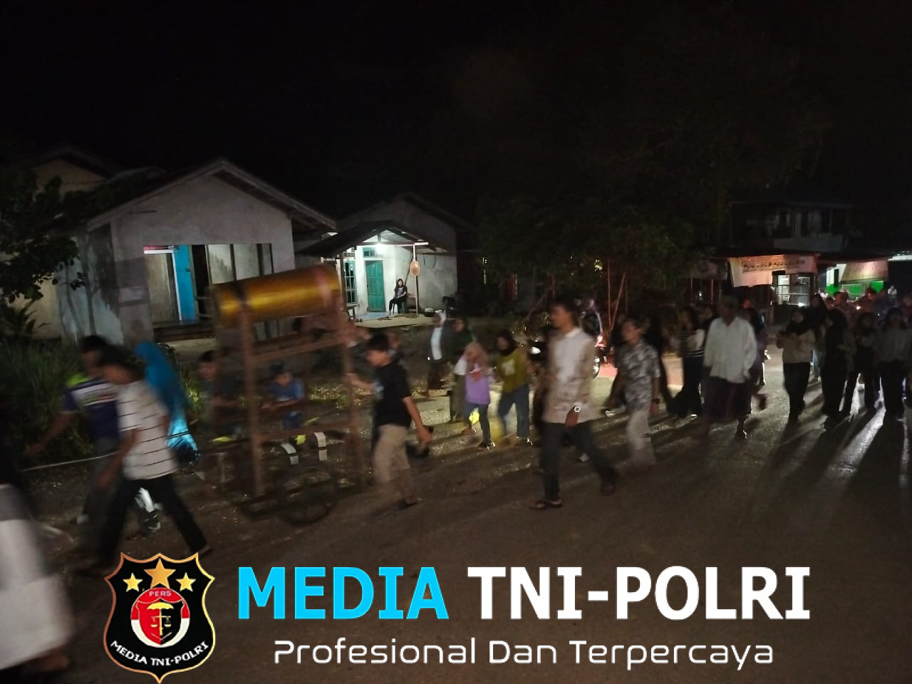 Polsek Air Besar Amankan Jalur Takbir Keliling Sambut Idul Adha, Masyarakat Apresiasi Kinerja Polisi