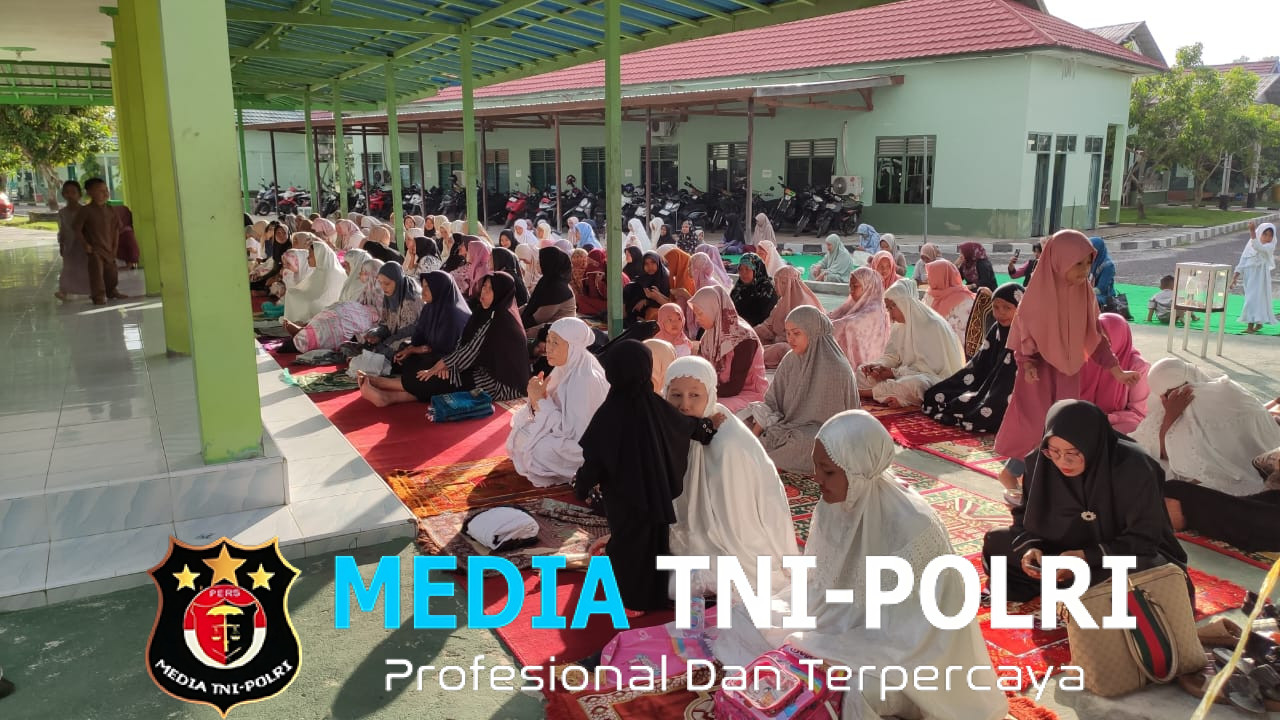 Kodim 1015 Sampit Gelar Sholat Idul Adha 1446 H