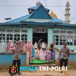Samapta Polsek Meranti Amankan Ibadah Sholat Idul Adha 1 Syawal 1446 H/2025