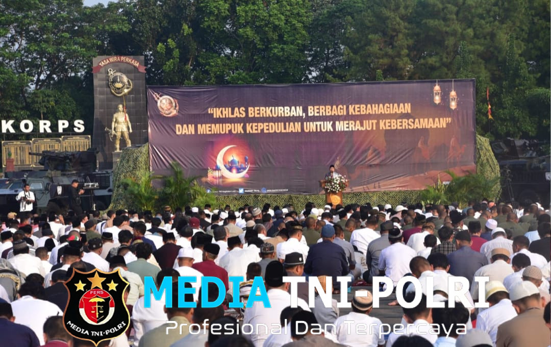 Prajurit Pasmar 1 Wilayah Jakarta Rayakan Idul Adha Bersama Masyarakat Cilandak