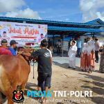 Polres Kotim Sembelih Hewan Qurban pada Hari Raya Idul Adha 1446 Hijriah