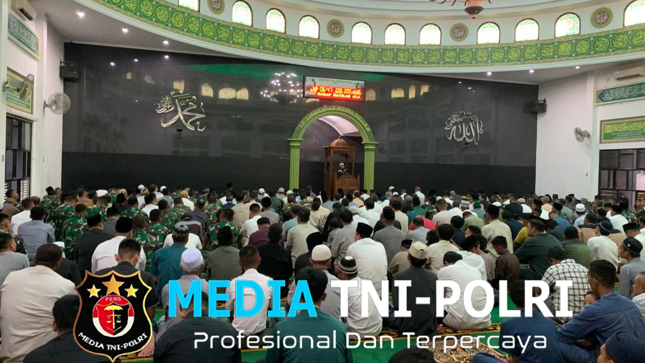PMPP TNI Gelar Sholat Idul Adha 1446 Hijriah Dilanjutkan Penyembelihan Hewan Kurban