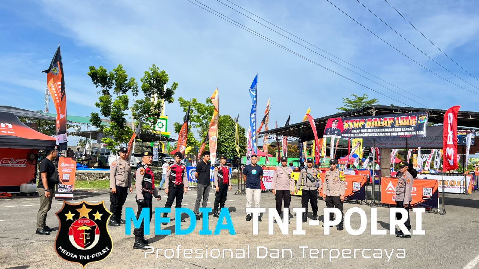 Polres Pringsewu Amankan Event Sumatera Drag Championship 2025