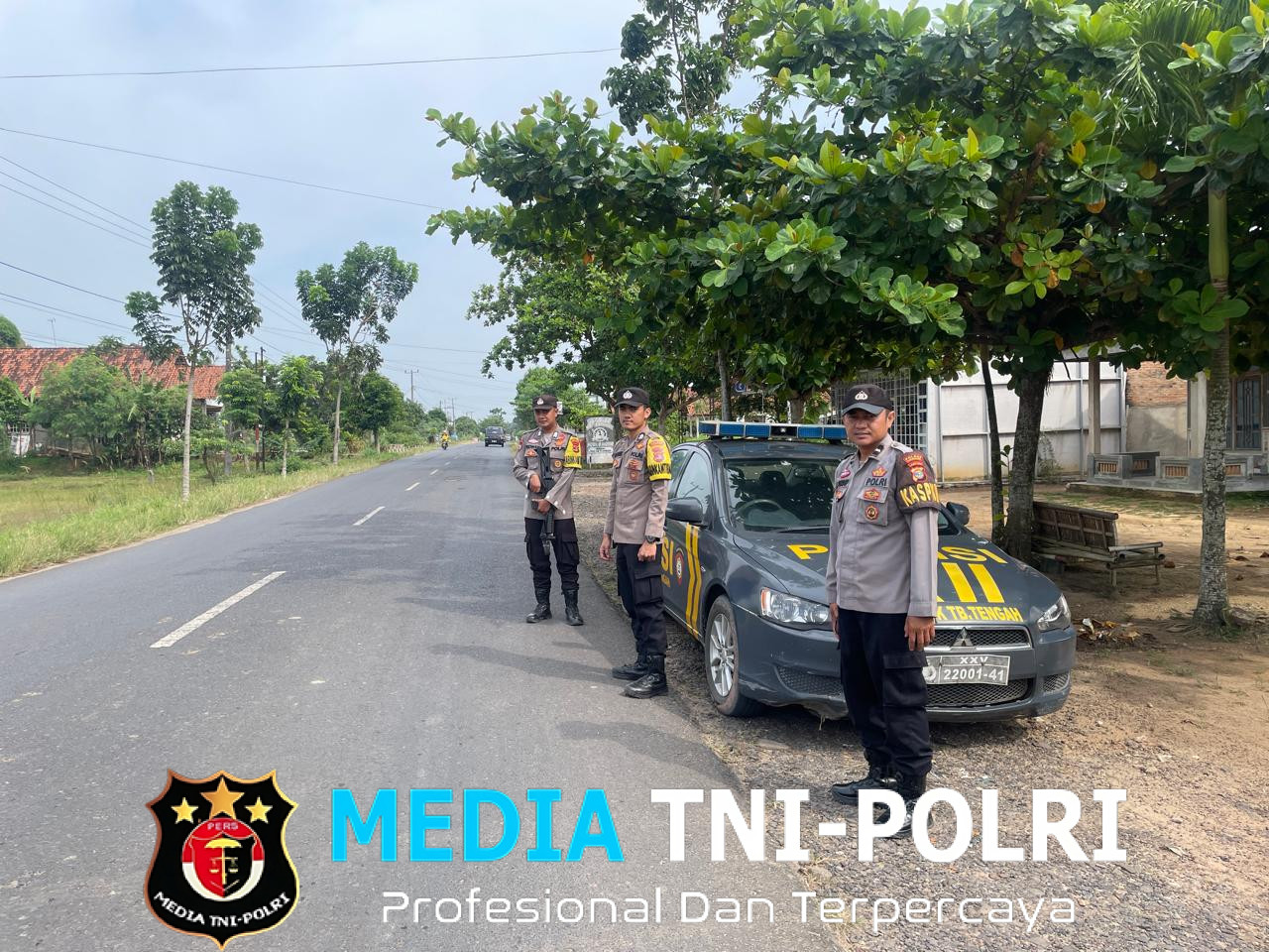 Patroli KRYD Polres Tulang Bawang Barat Regu Siaga, Wujudkan Keamanan Selama Libur Panjang Hari Raya Idul Adha