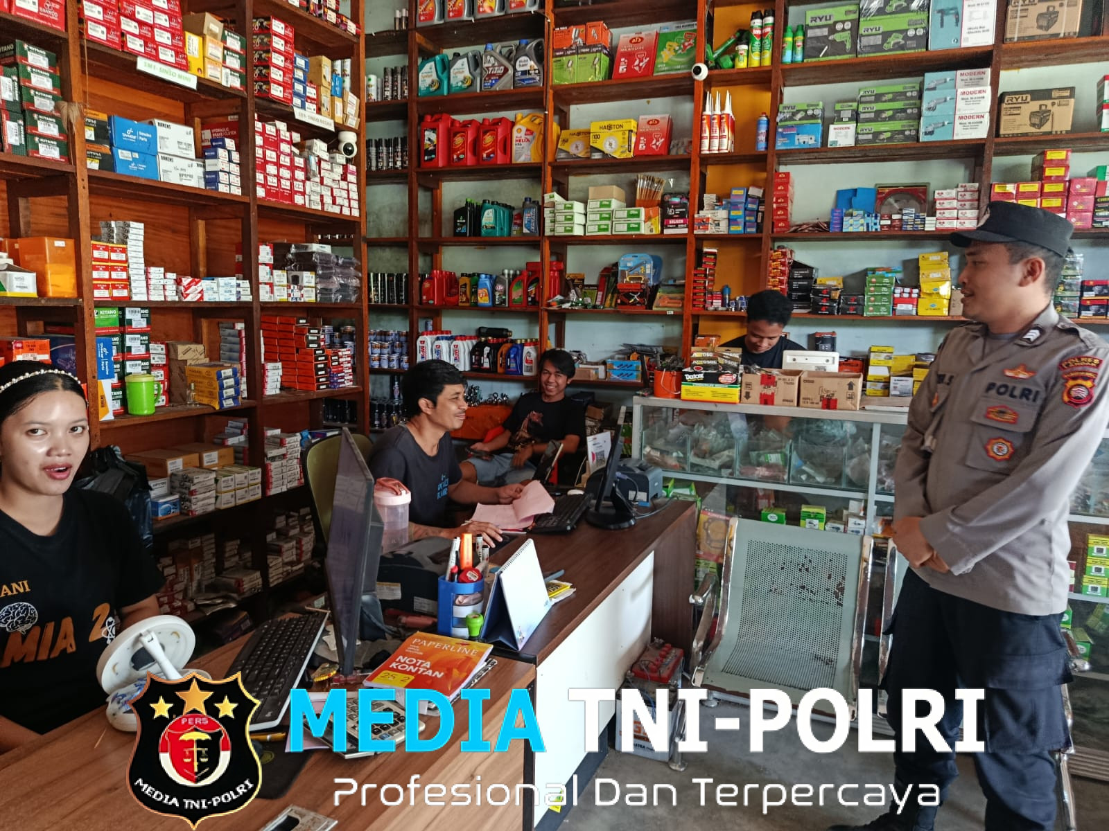 Patroli Sambang Dialogis Masyarakat, Polsek Menjalin Sampaikan Pesan Kamtibmas