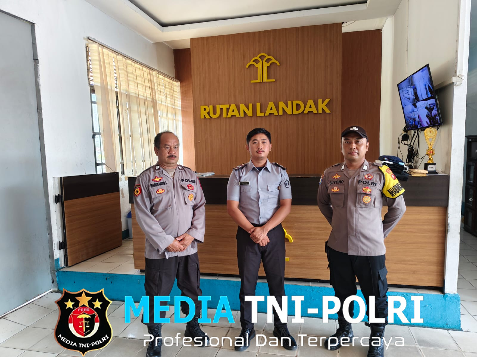 Personel Piket Polsek Ngabang Melaksanakan Patroli Sambang Ke Rutan Negara Kelas II B Ngabang