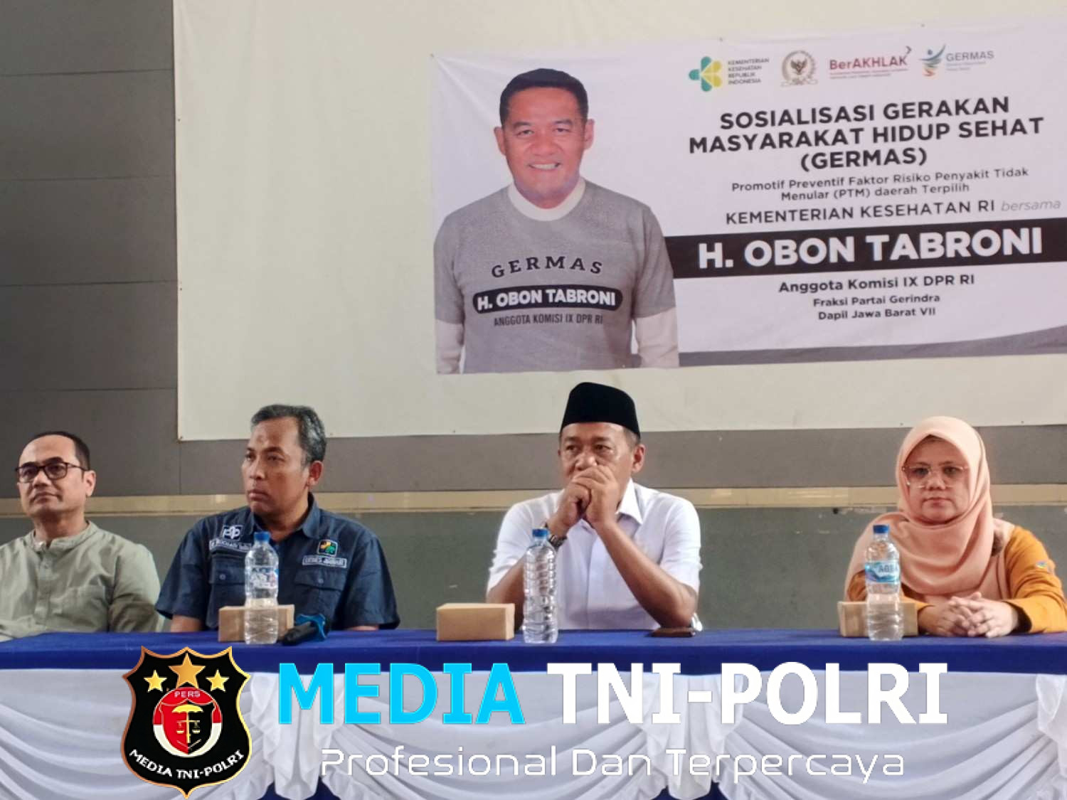 H Obon Tabroni Adakan Giat Sosialisasi Gerakan Masyarakat Hidup Sehat (GERMAS)