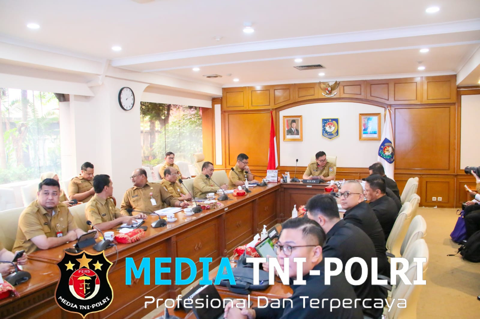 Terima Audiensi Peserta P3N XXV Lemhannas RI, Sekjen Kemendagri Jelaskan Upaya Percepat Perizinan Berusaha di Daerah