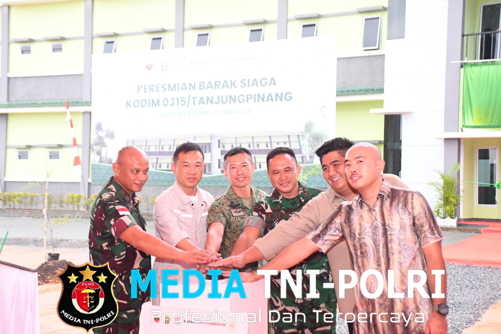 Pangdam I/BB Resmikan Barak Siaga Kodim 0315/Tanjungpinang, Hibah dari PT BAI