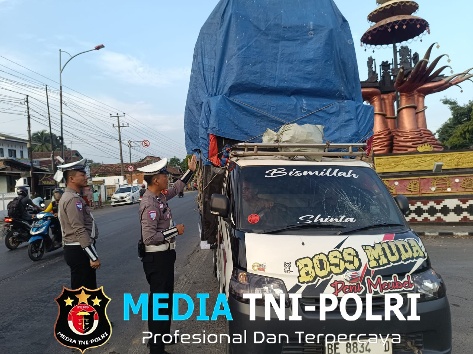 Sat Lantas Polres Lampung Tengah Gencarkan Sosialisasi Bahaya Kendaraan ODOL