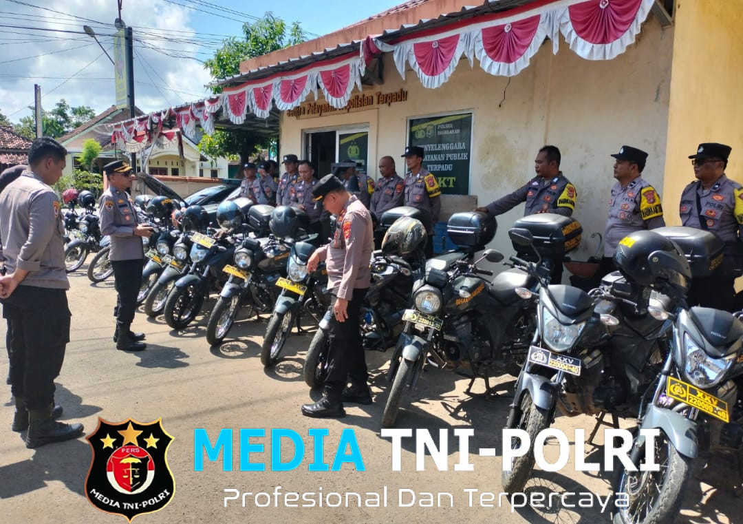 Cek Inventaris, Bag Logistik Polres Pringsewu Supervisi Dua Polsek