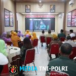 Zoom Meeting Virtual Nasional Eratkan Komunikasi dan Silaturahmi Keluarga Besar TNI Blitar Raya