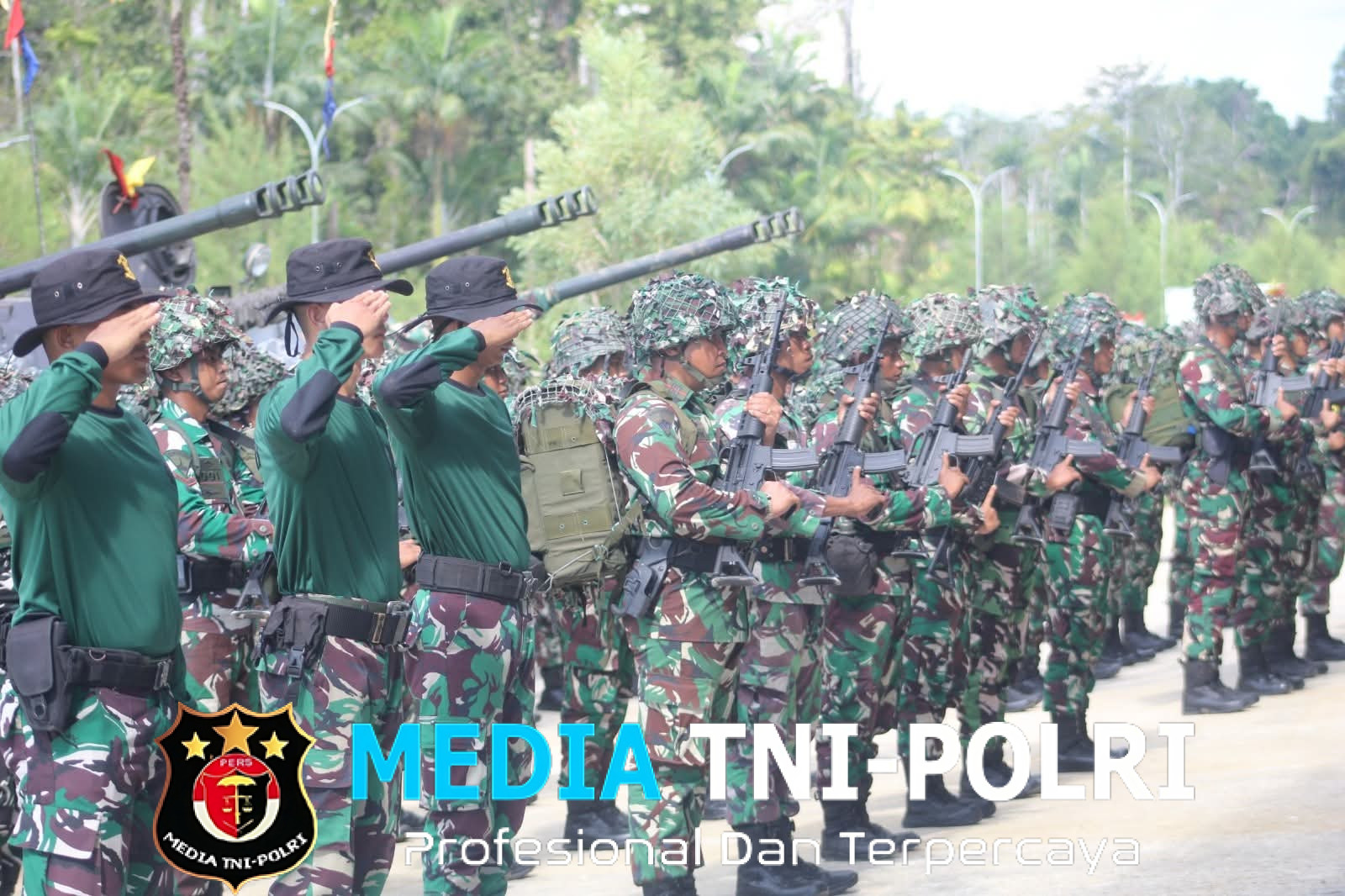 Danmenkav 3 Mar Pimpin Apel Brieffing Pembukaan Latihan Satuan Dasar (LSD) II Triwulan (TW) II Resimen Kavaleri 3 Mar Tahun 2025