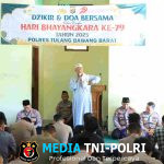 Sambut HUT ke-79 Bhayangkara, Polres Tulang Bawang Barat Gelar Doa dan Zikir Bersama