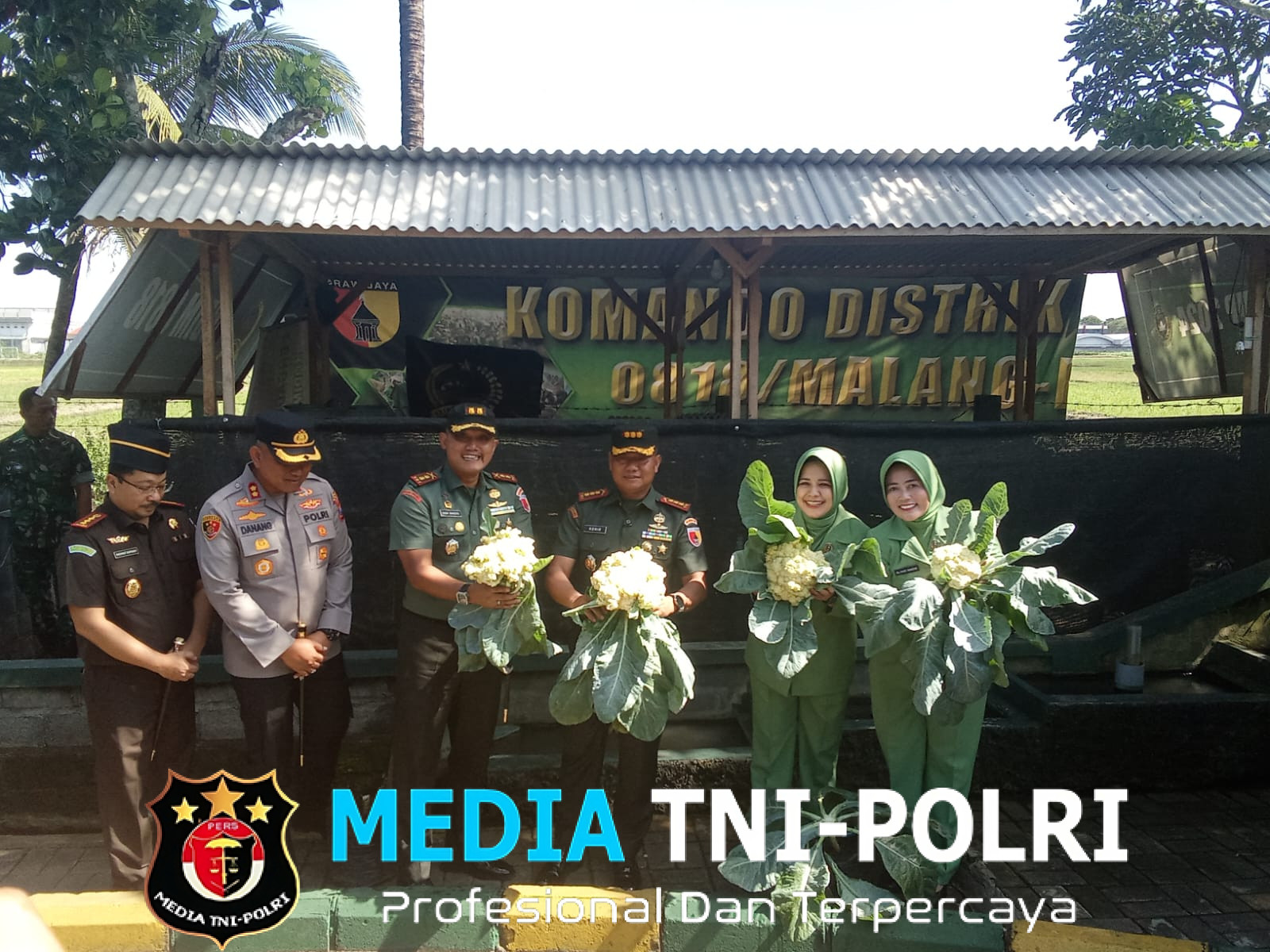 Danrem 083/Bdj Apresiasi Pemanfaatan Lahan Kosong Menjadi Produktif Kodim 0818/Malang Batu