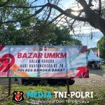 Polres Bangka Barat Gelar Bazar UMKM Meriahkan Hari Bhayangkara ke-79, Dorong Ekonomi Masyarakat