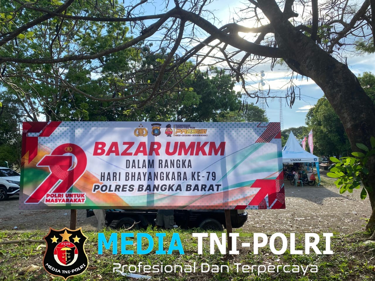 Polres Bangka Barat Gelar Bazar UMKM Meriahkan Hari Bhayangkara ke-79, Dorong Ekonomi Masyarakat