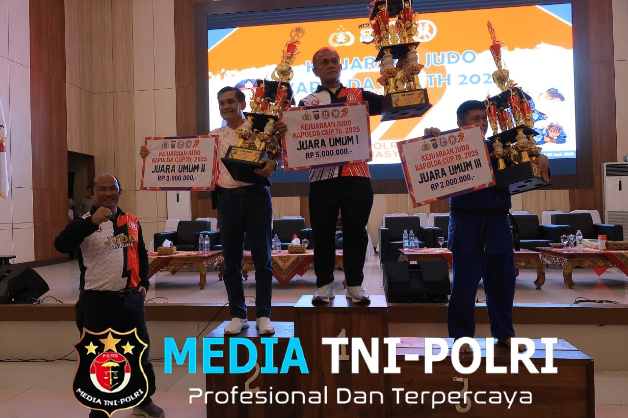 Polda Lampung Gelar Kejuaraan Judo “Kapolda Cup” Tahun 2025 Dalam Rangka Hari Bhayangkara Ke-79