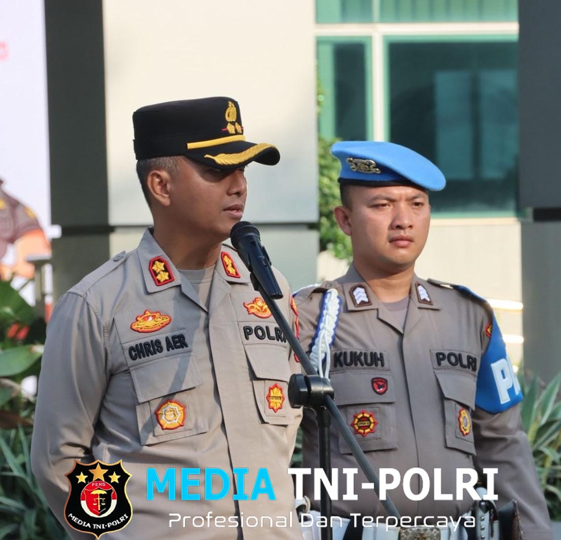 Wakapolresta Tangerang Pimpin Apel Pagi, Tekankan Personel Jadi Teladan Masyarakat