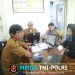 Giat Anjangsana Bhabinkamtibmas Polsek Dramaga Silaturahmi ke Kantor  Desa Ciherang Sampaikan Pesan Harkamtibmas 