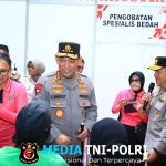 Tinjau Booth Pelayanan Kesehatan Gratis, Kapolri Tegaskan Komitmen Pelayanan Maksimal