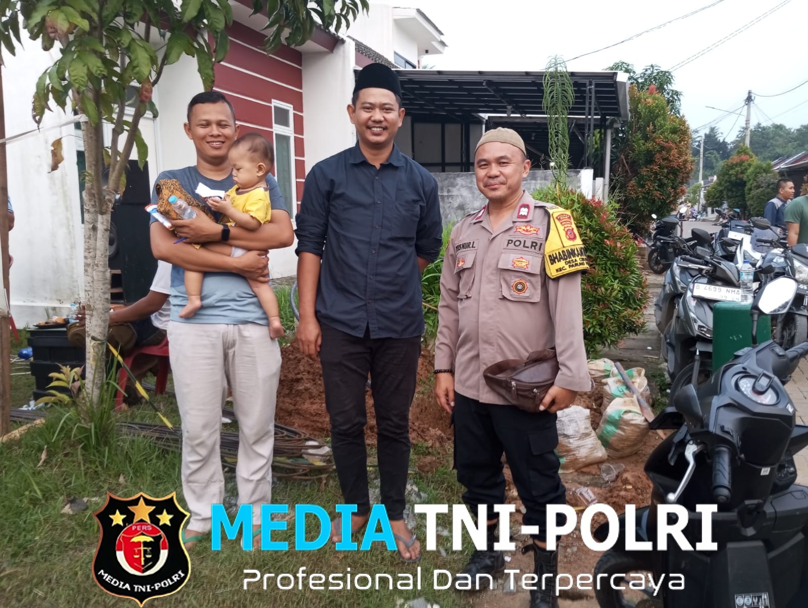 Bhabinkamtibmas Polsek Parungpanjang Sambangi Warga Desa Cibunar, Berikan Pesan Kamtibmas dan Edukasi TPPO