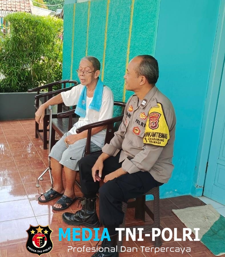 Sinergitas Polri dengan Warga Desa Cikarawang Menjaga Kondusifitas dari Gangguan Kamtibmas