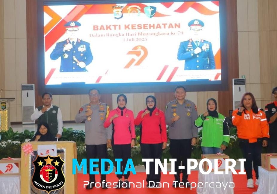 Polri Hadir Sebagai Sahabat Kesehatan: Polda Lampung Gelar Bakti Kesehatan Gratis untuk Masyarakat