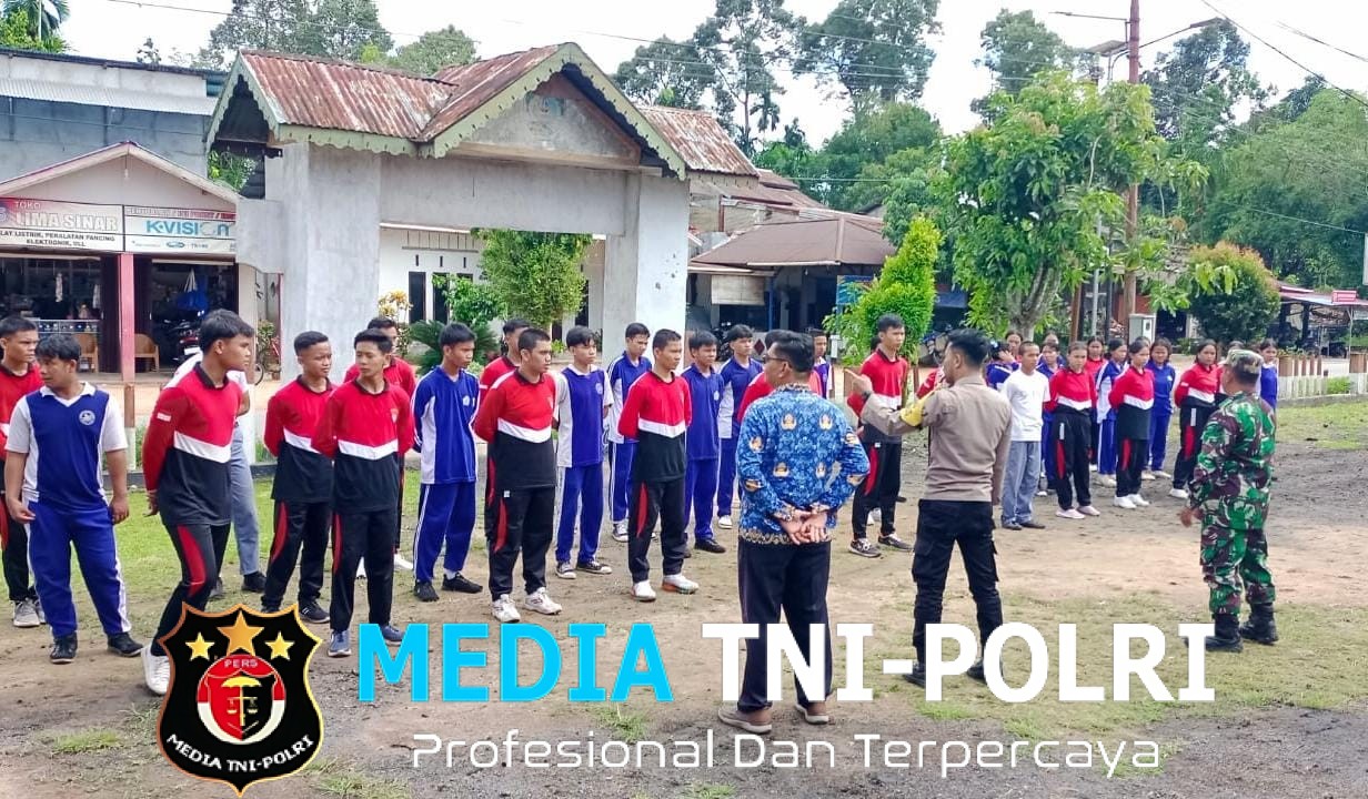 Sinergi TNI Polri Seleksi Calon Anggota Paskibraka Tingkat Kecamatan Mempawah Hulu.