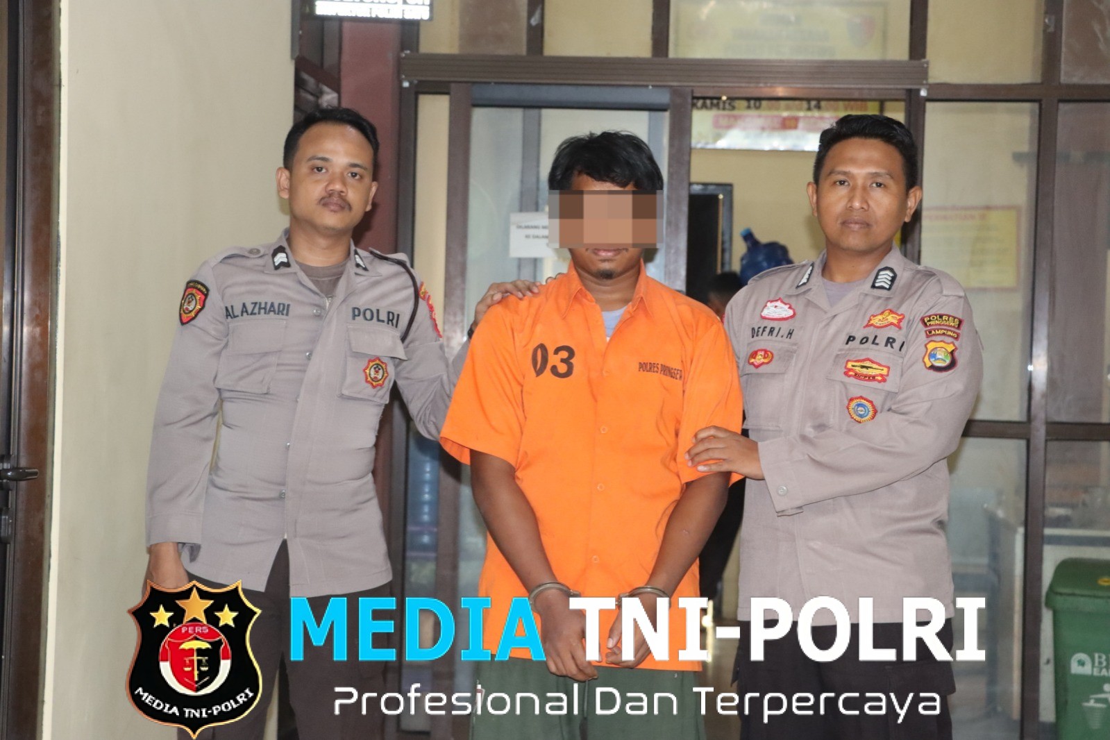 Diduga Terlibat Kasus Asusila terhadap Siswi SMP, Seorang Pria di Pringsewu Ditangkap Polisi