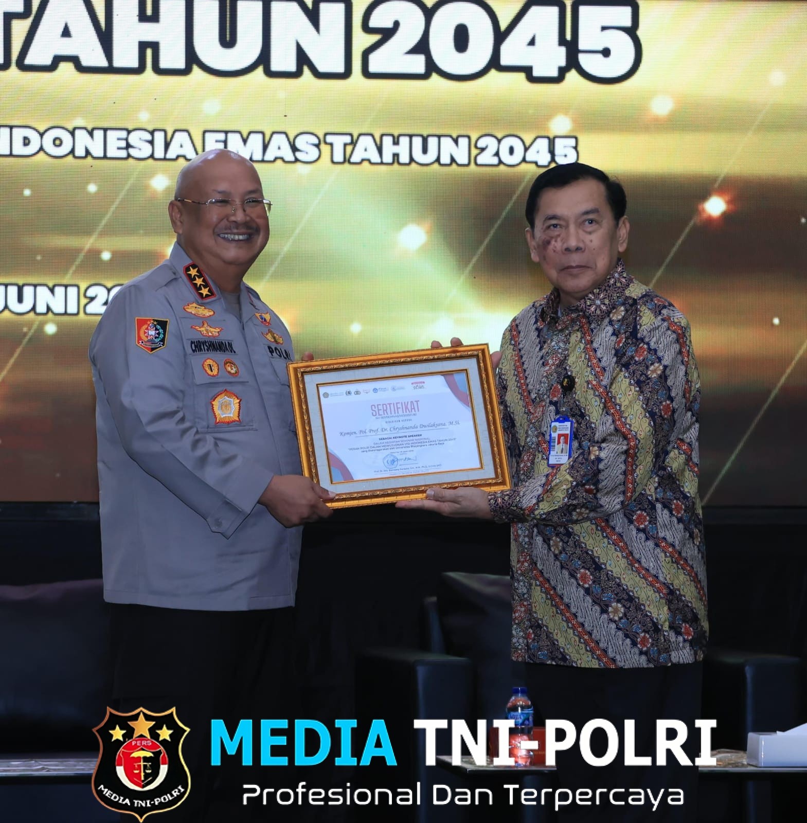 Polri Terus Berupaya Wujudkan SDM Unggul Demi Wujudkan Indonesia Emas