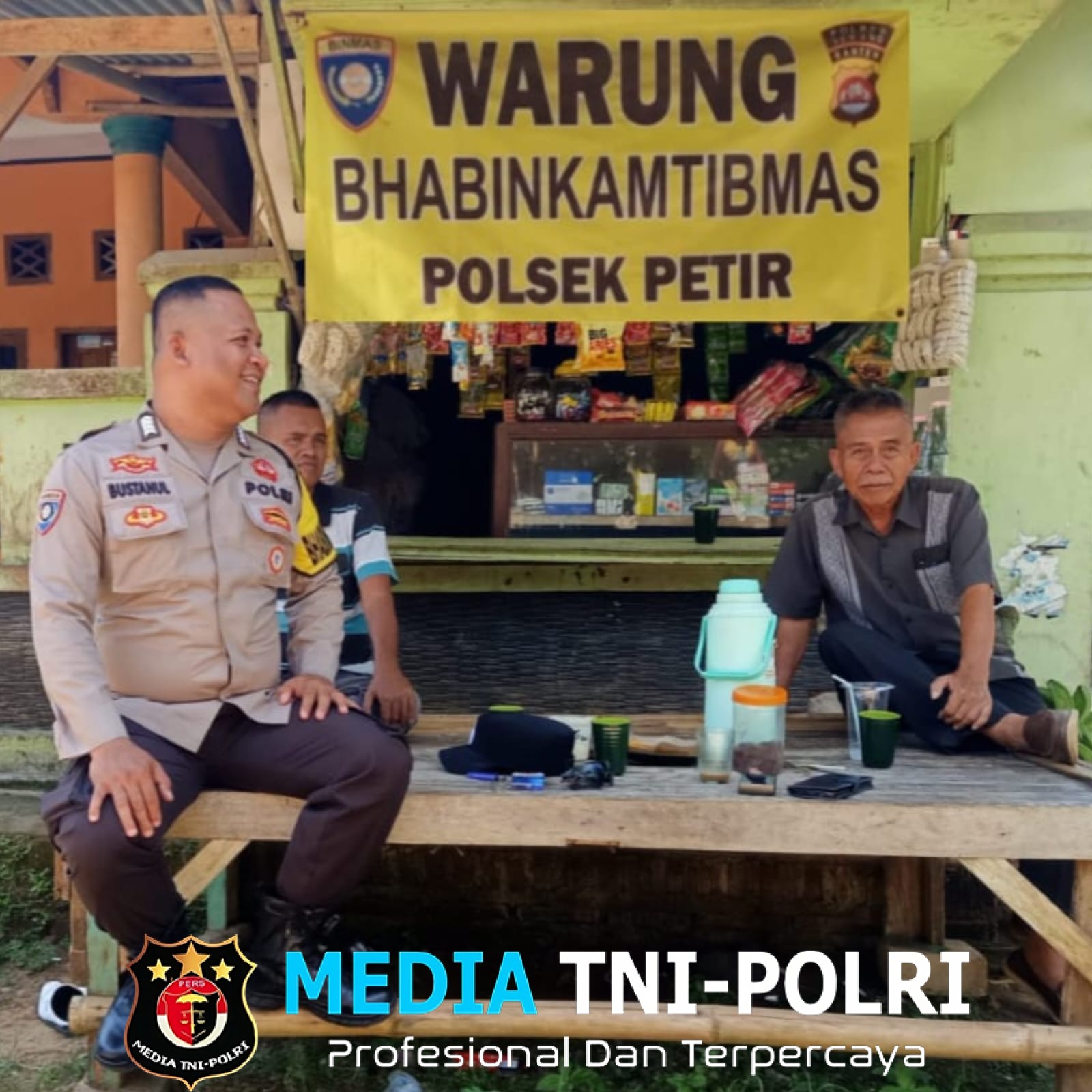 Komitmen Polres Serang Dukung Program Kapolda, Warung Bhabin Sarana Interaktif Polisi dan Masyarakat