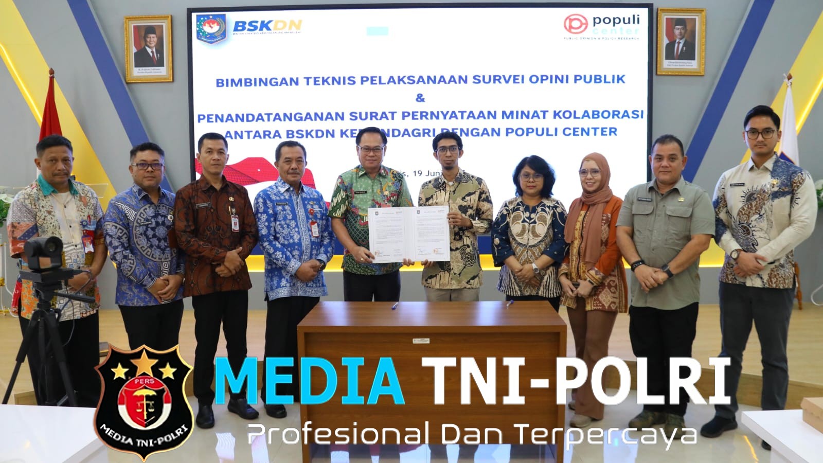 Perkuat Kebijakan Berbasis Data, BSKDN Kemendagri Gandeng Populi Center Bangun Sistem Survei Terukur