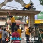 Hari Bhayangkara ke-79, Polisi Bersih-Bersih Rumah Ibadah Serentak di Tangerang