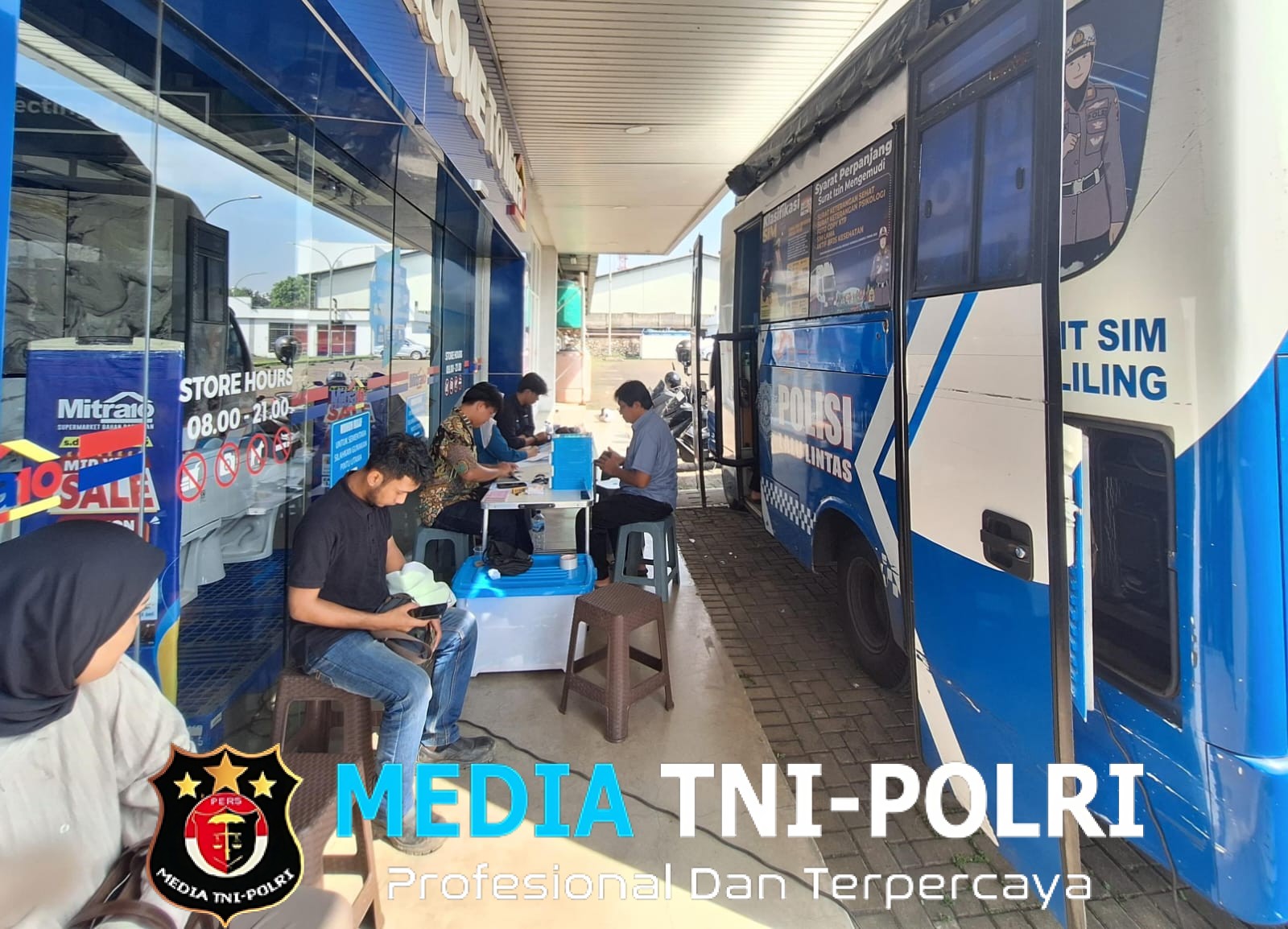 Satlantas Layani Perpanjangan SIM di Bitung Jaya