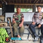 Bhabinkamtibmas Sambangi Tokoh Masyarakat Desa Gunung Malang Guna Ciptakan Kamtibmas dan Sosialisasikan Layanan Call Center 110 