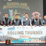 Kapolres Bogor Berikan Himbauan Safety Riding Di Acara Auto Vibes Rolling Thunder Bersama Bupati Bogor dan Forkopimda