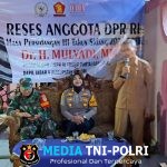 Kapolsek Dramaga Bersama Forkopicam Hadir Dampingi Reses Anggota DPR RI Komisi VI, Ajak Warga untuk Bersama Jaga Harkamtibmas Aman Kondusif