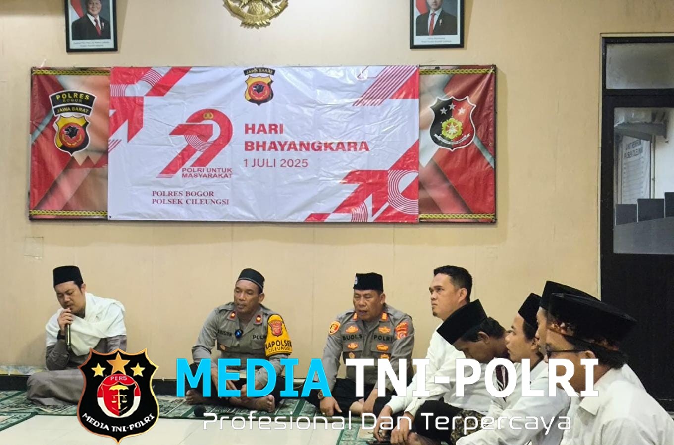Sambut HUT Bhayangkara ke-79, Polsek Cileungsi Gelar Khatam Quran dan Buka Puasa Bersama