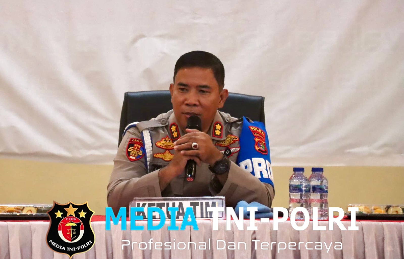 Bid Propam Polda Lampung Laksanakan Gaktibplin dan Mitigasi di Polres Lampung Tengah