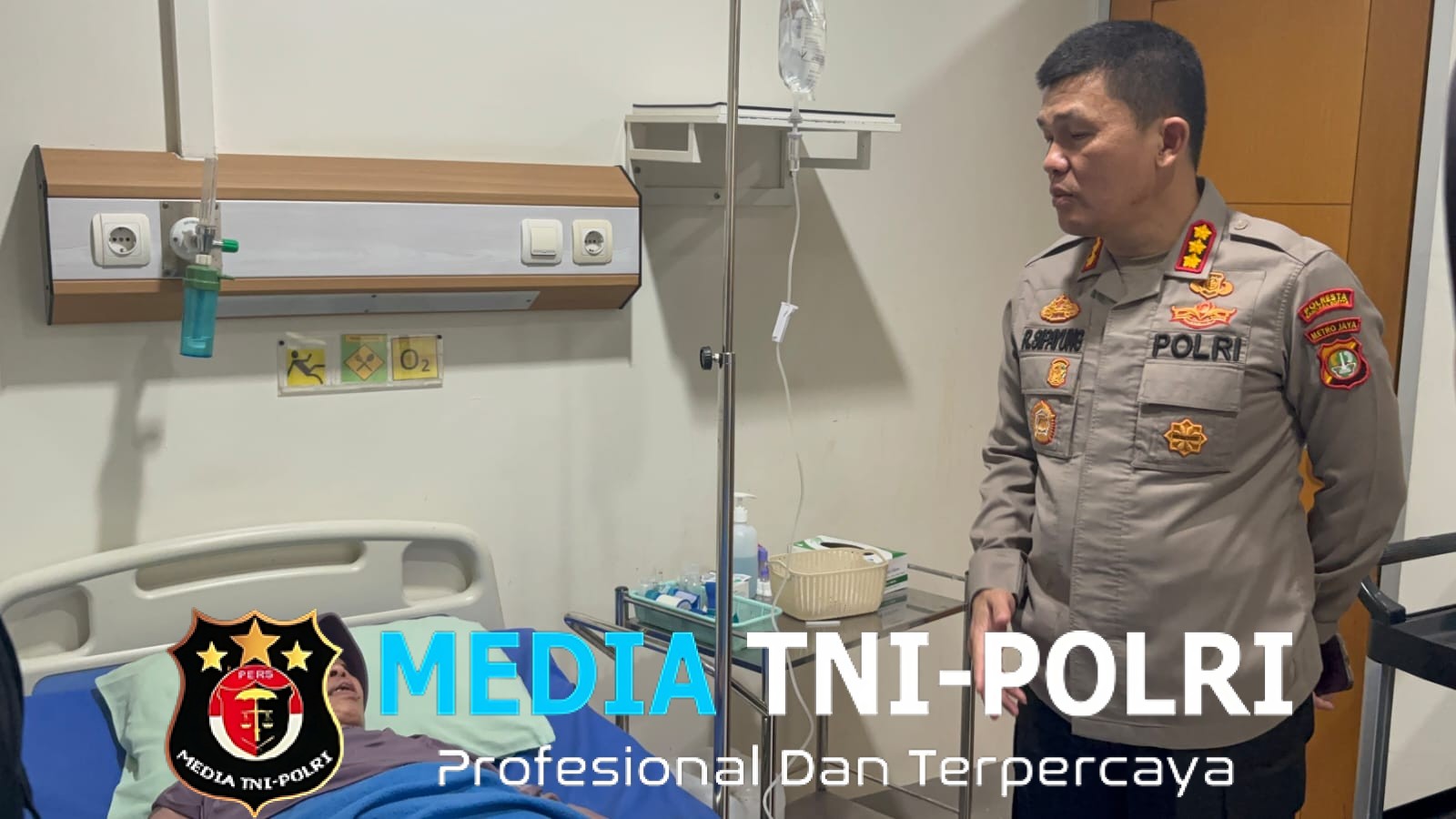 Polresta Bandara Soekarno Hatta Berikan Bantuan Kesehatan Kepada Istri si Kakek Pencuri HP