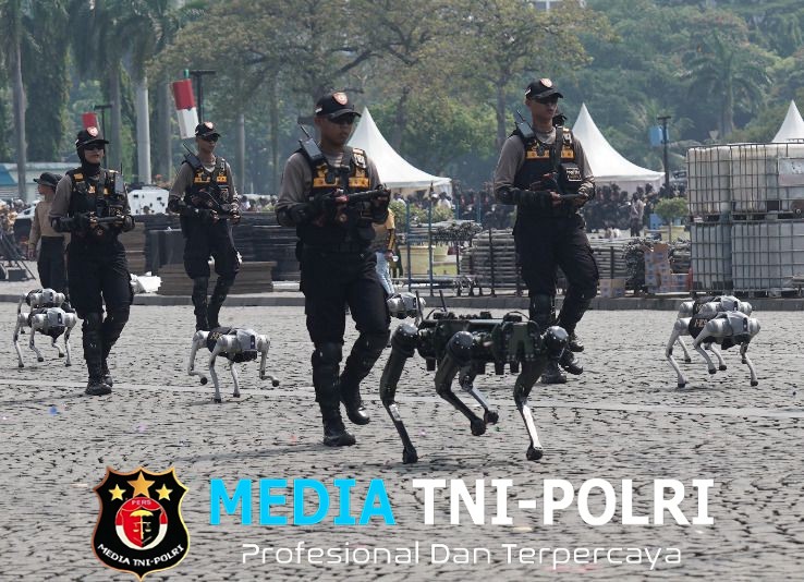 Robot Humanoid dan K9: Mimpi Inovasi Teknologi Polri dalam Syukuran Hari Bhayangkara ke-79