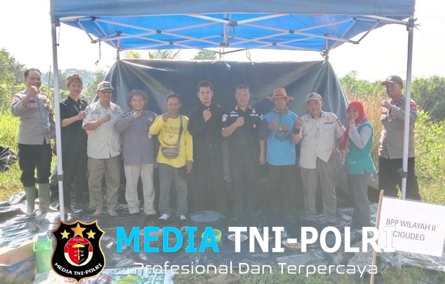 Polres Bogor Bersama Polsek Jasinga Gelar Program Ketahanan Pangan Tanam Jagung di Desa Neglasari