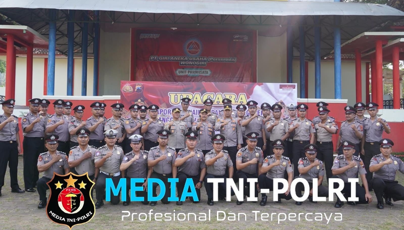 Selamat, 41 Personil Polres Wonogiri Terima Kenaikan Pangkat