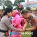 Kapolres Lampung Timur Pimpin Upacara Kenaikan Pangkat 72 Personel