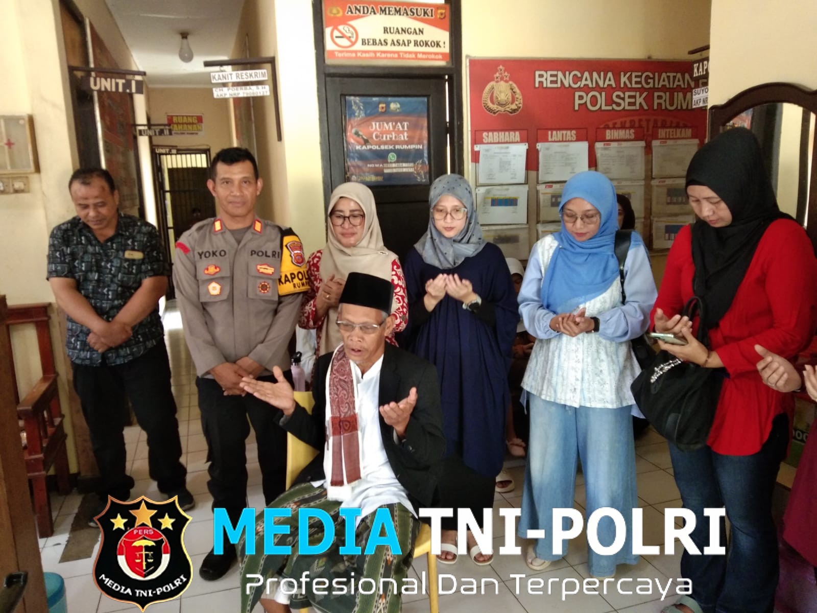 Polsek Rumpin Polres Bogor Gelar Sambang dan Syukuran Hari Bhayangkara Ke-79 Bersama Warga Desa Mekarsari