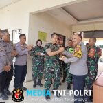 Wujudkan Sinergitas, Danramil 0621-01/Cibinong Sambangi Polsek Cibinong Ucapkan Selamat HUT Bhayangkara ke-79